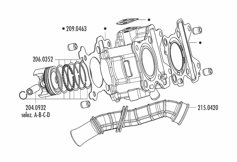 Exploded view Parts 166.0116