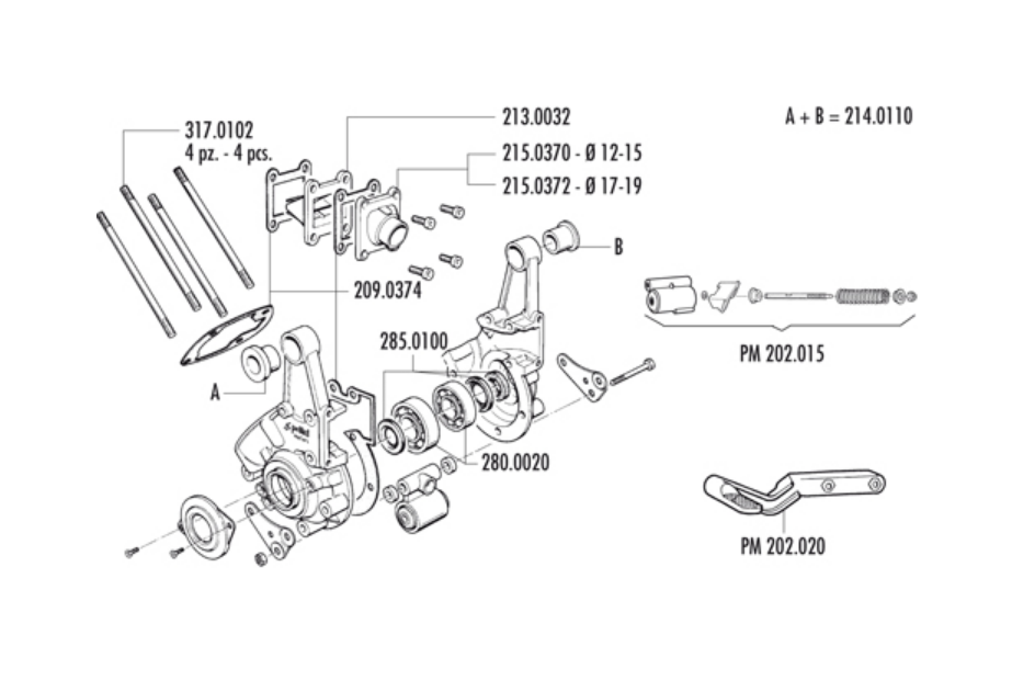 Exploded view Parts 170.0050