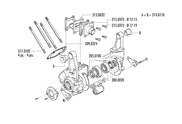 Exploded view Parts 170.0080