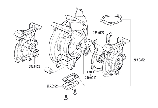 Exploded view Parts 170.0210