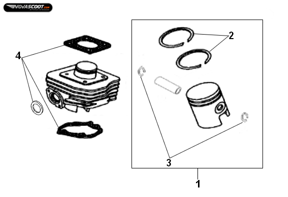 Exploded view Parts 19040007