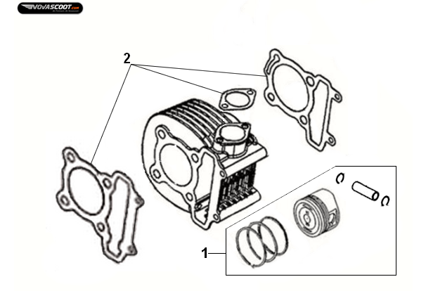 Exploded view Parts 19040043