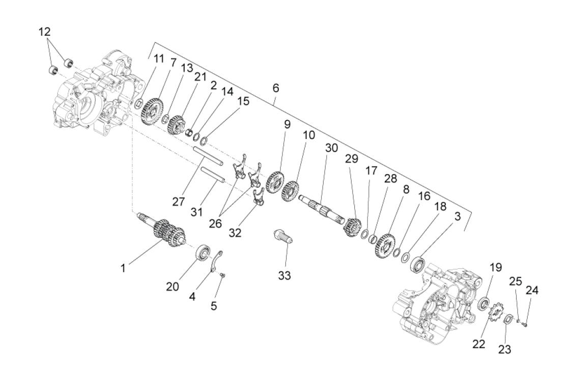 Exploded view Transmission