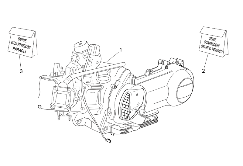 Exploded view Engine 