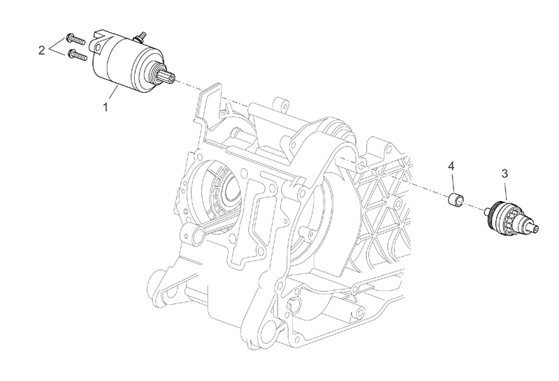 Exploded view Startmotor (I)