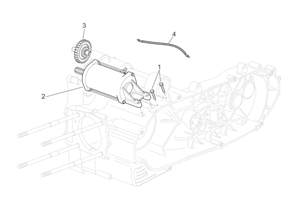 Exploded view Startmotor (II)