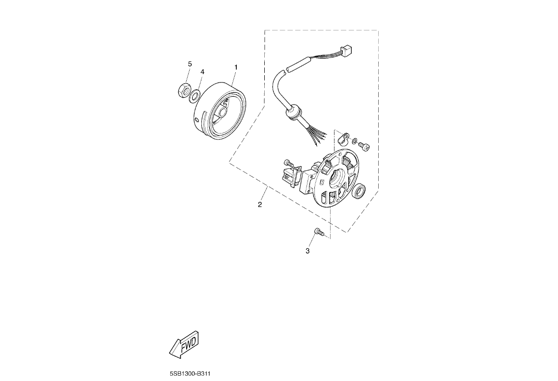 Exploded view Ignition 