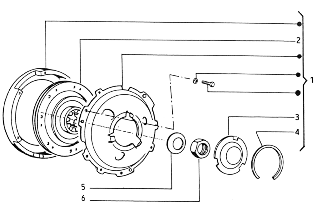 Exploded view Kupplung