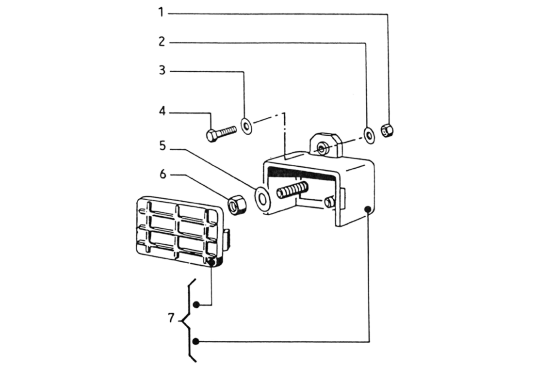 Exploded view Anschlussblock