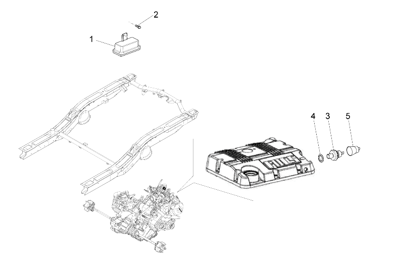Exploded view Electronic Ecus – Sensors
