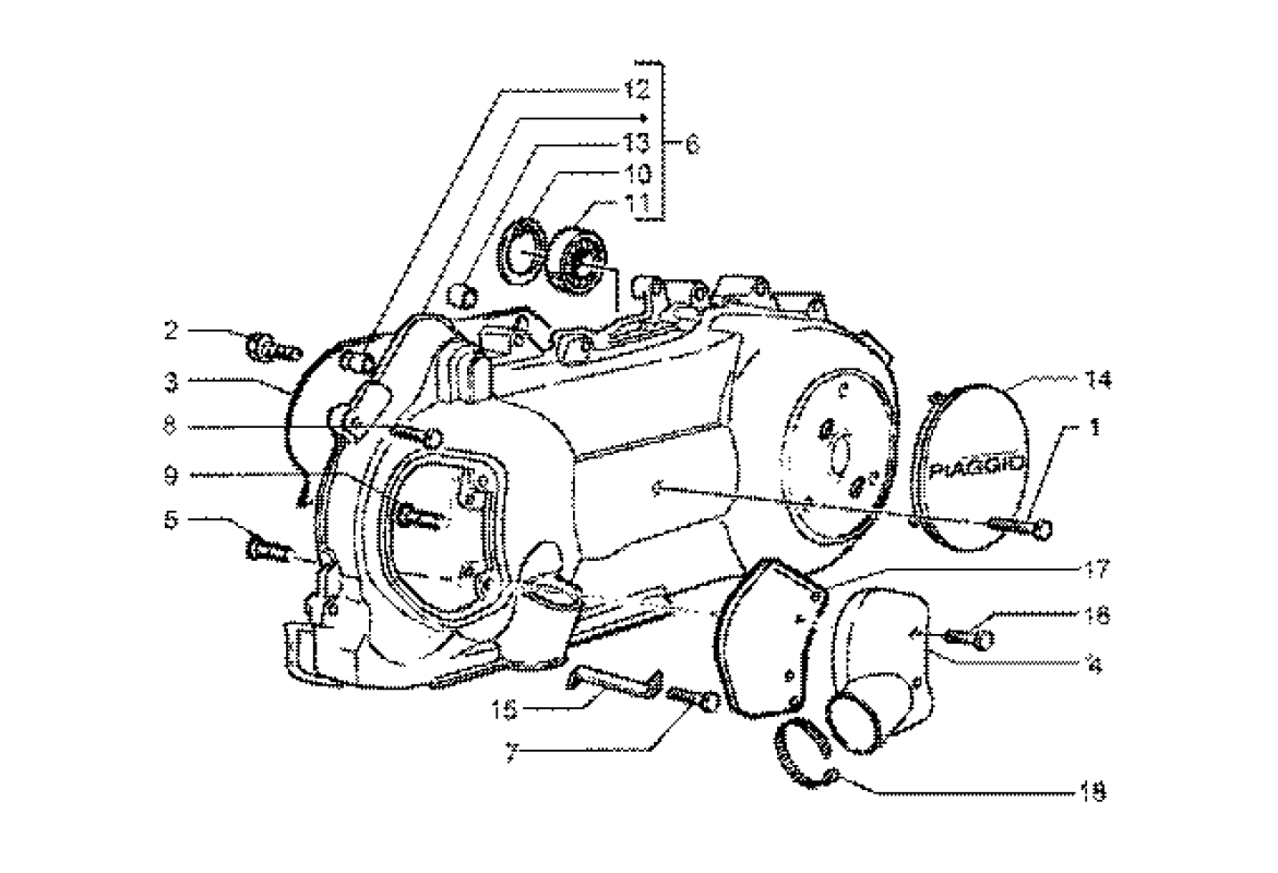 Exploded view Throttle body Cover