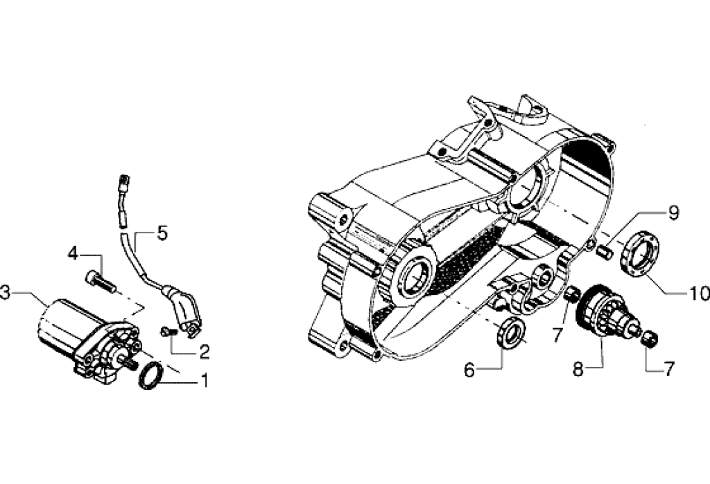 Exploded view Flywheel