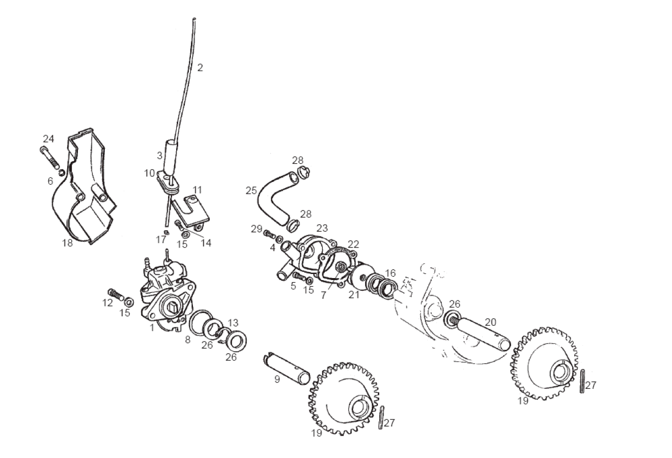Exploded view Koelsysteem
