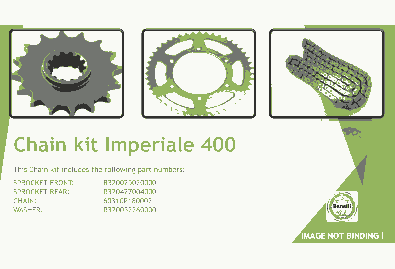 Exploded view Chainkit Imperiale 400