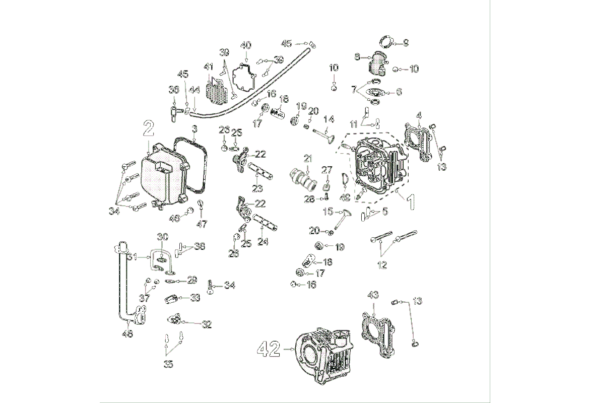 Exploded view Zylinder