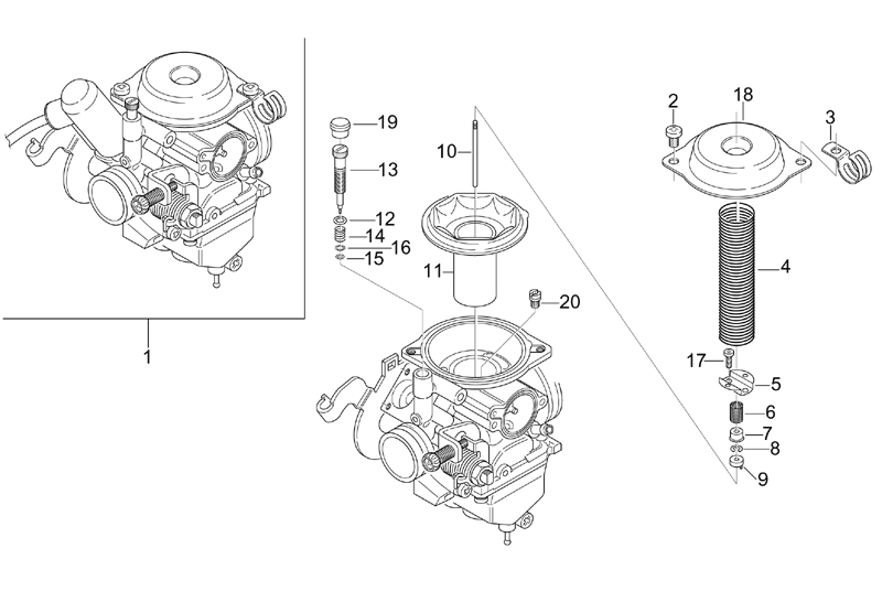 Exploded view Carburateur - Joint