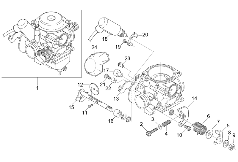 Exploded view Carburateur - Joint
