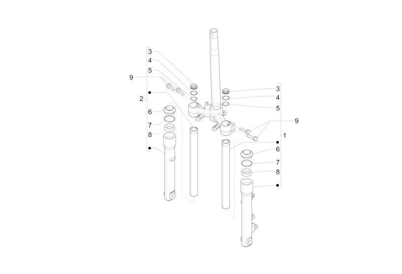Exploded view Standrohr - Tauchrohr (Wuxi Top)