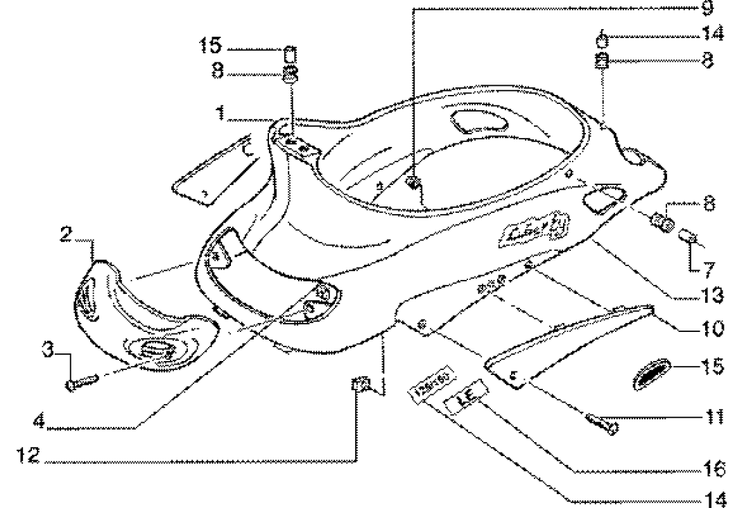 Exploded view TunnelCover