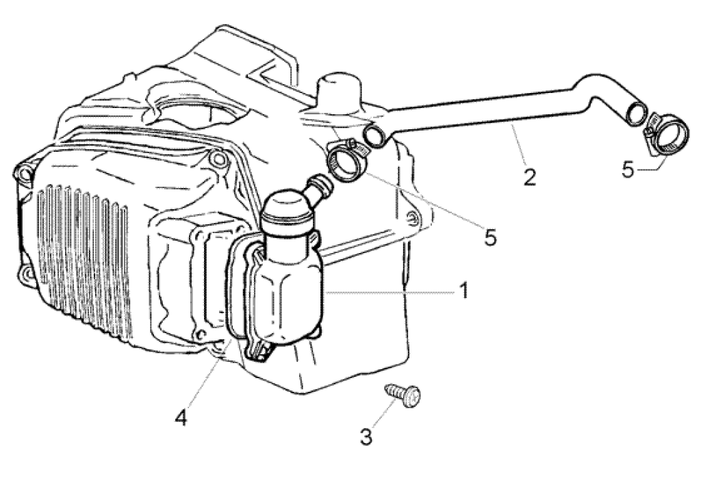 Exploded view Valve Cover