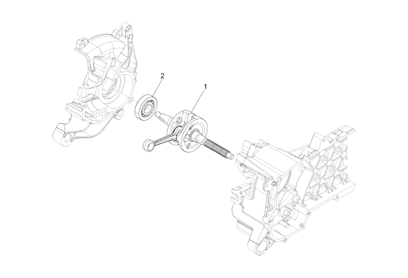 Exploded view Albero motore