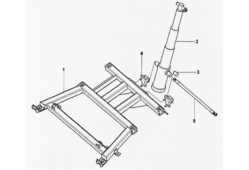 Exploded view Hefcilinder