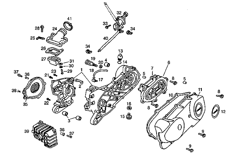 Exploded view Carter - tappo carter