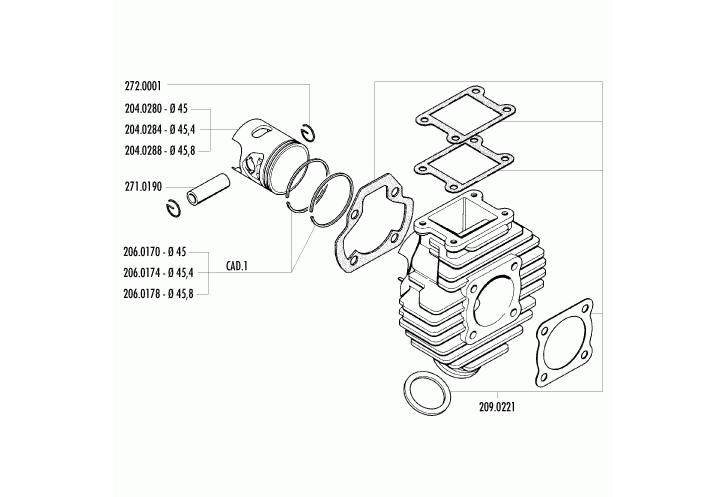 Exploded view 166.0050