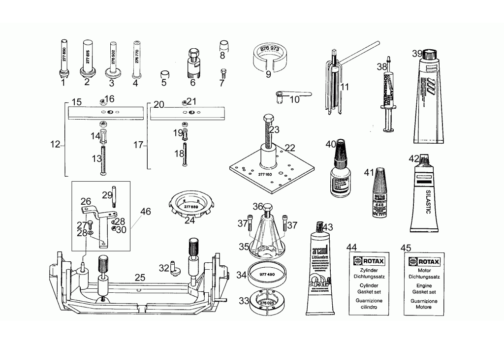Exploded view Attrezzi officina