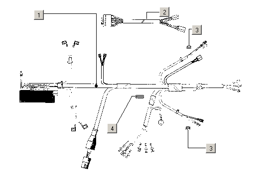 Exploded view Electric wiring