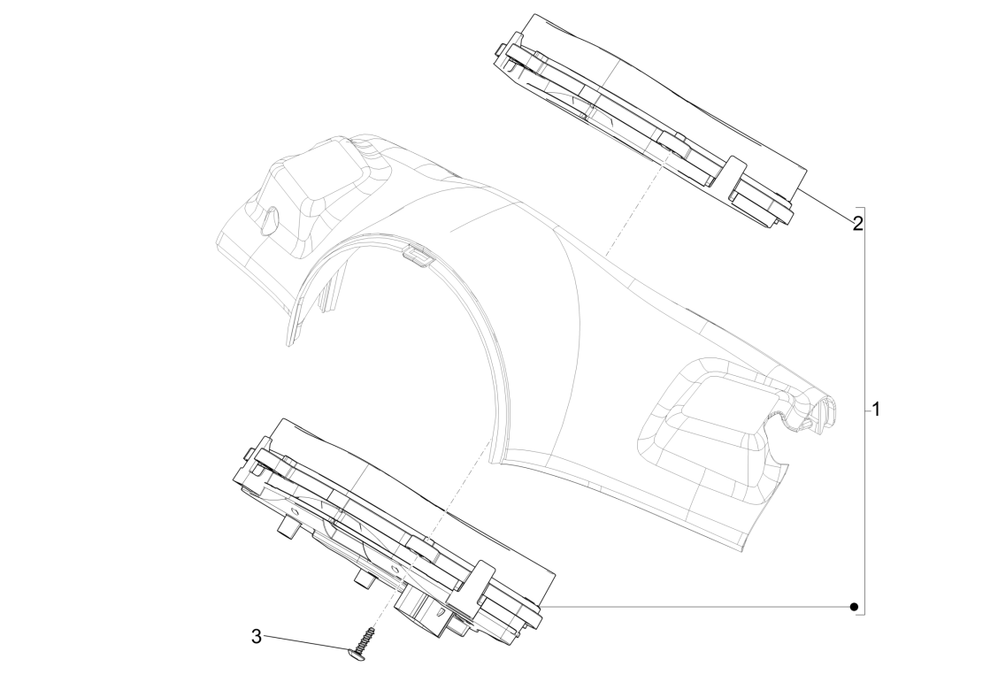 Exploded view Speedometer