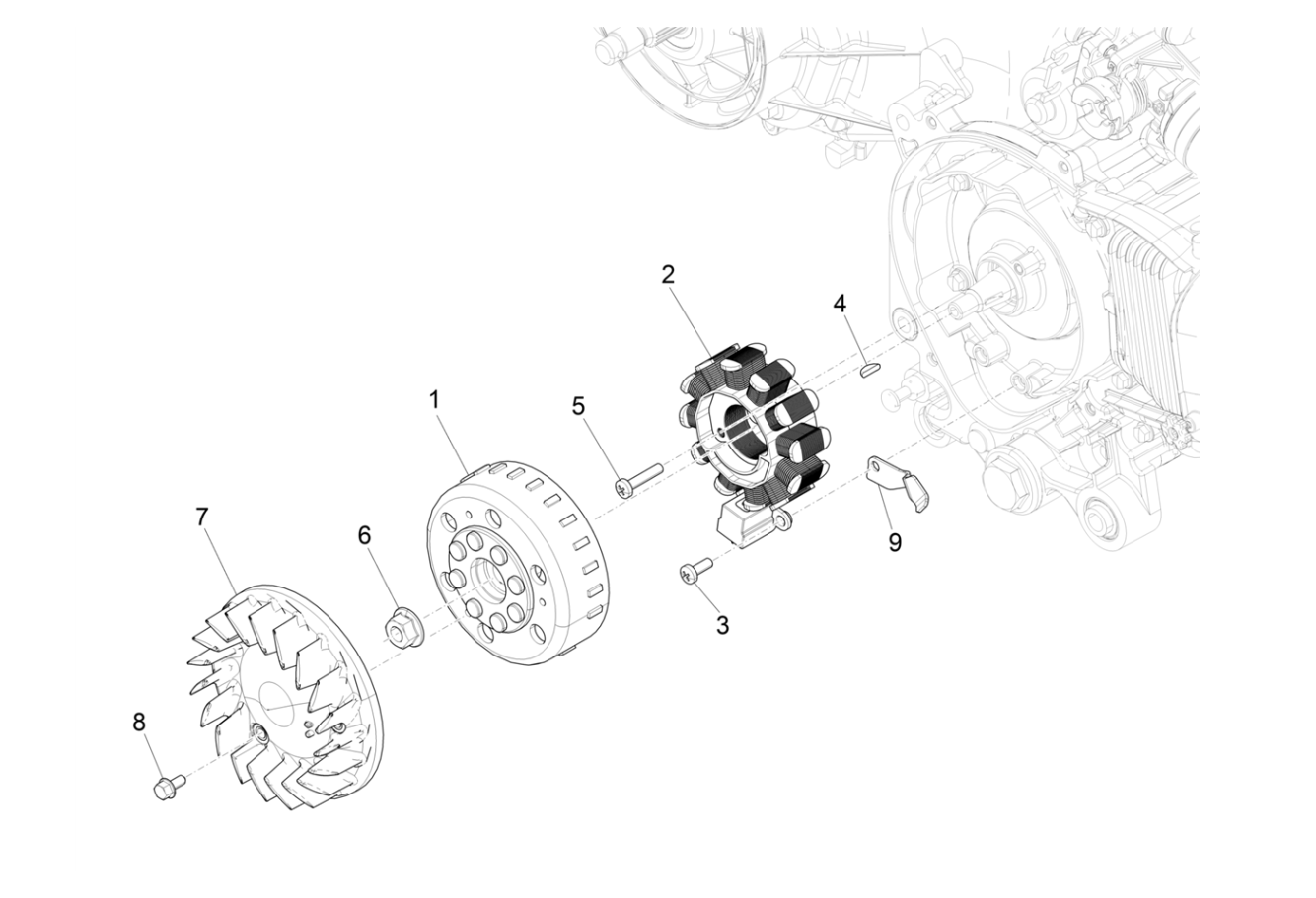 Exploded view Accensione