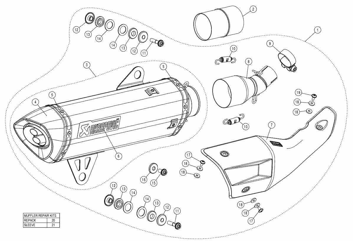 Exploded view Parts S-B4SO2-HRT