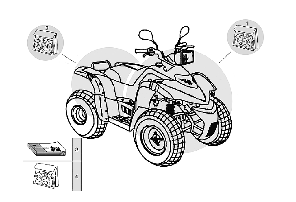 Exploded view Sticker set -  Manual