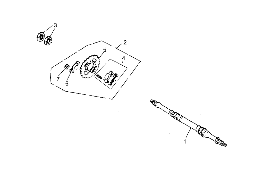 Exploded view Kette 