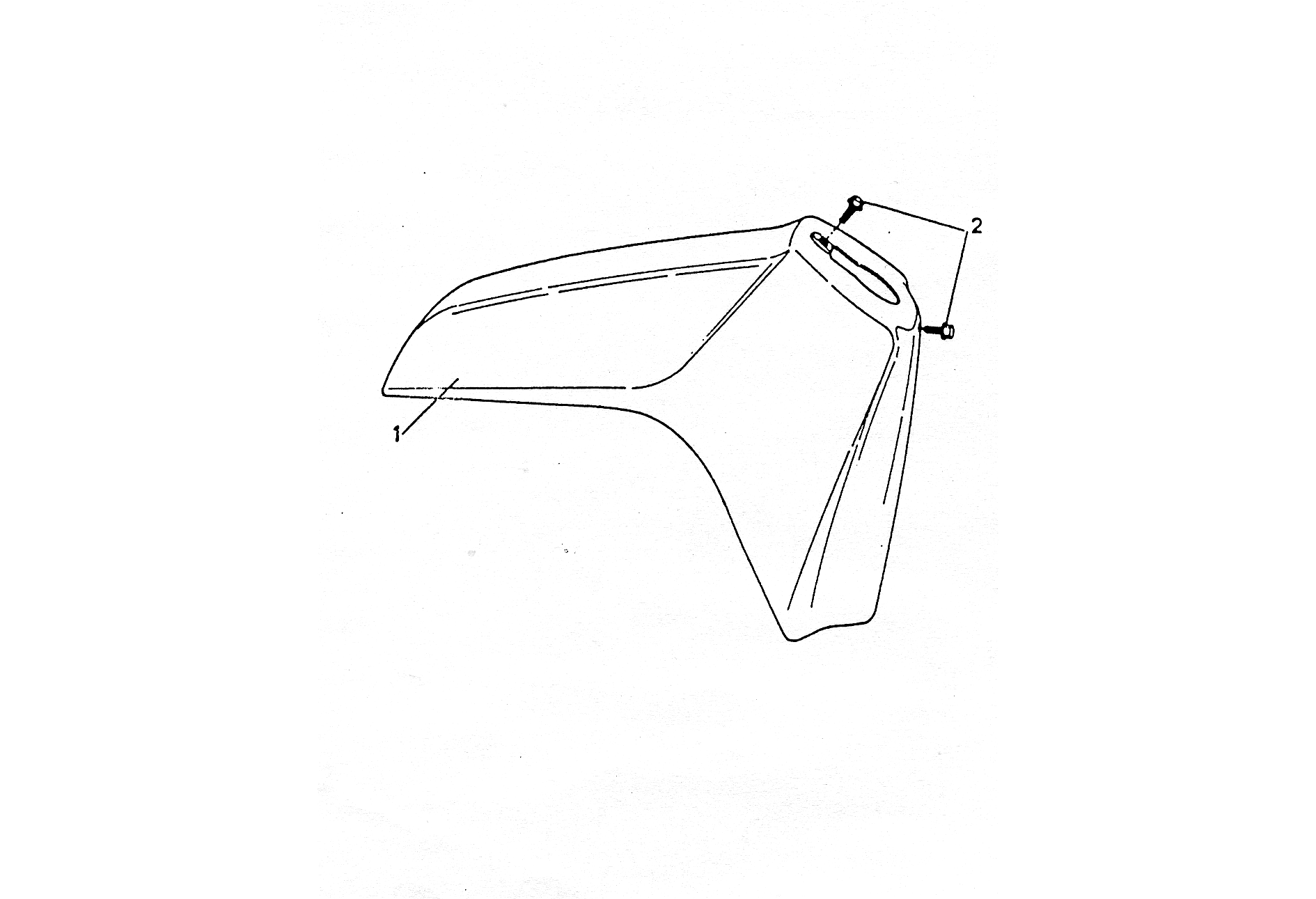 Exploded view Front Cover - Mudguard