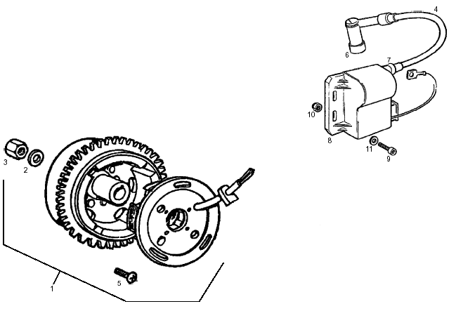 Exploded view Allumage