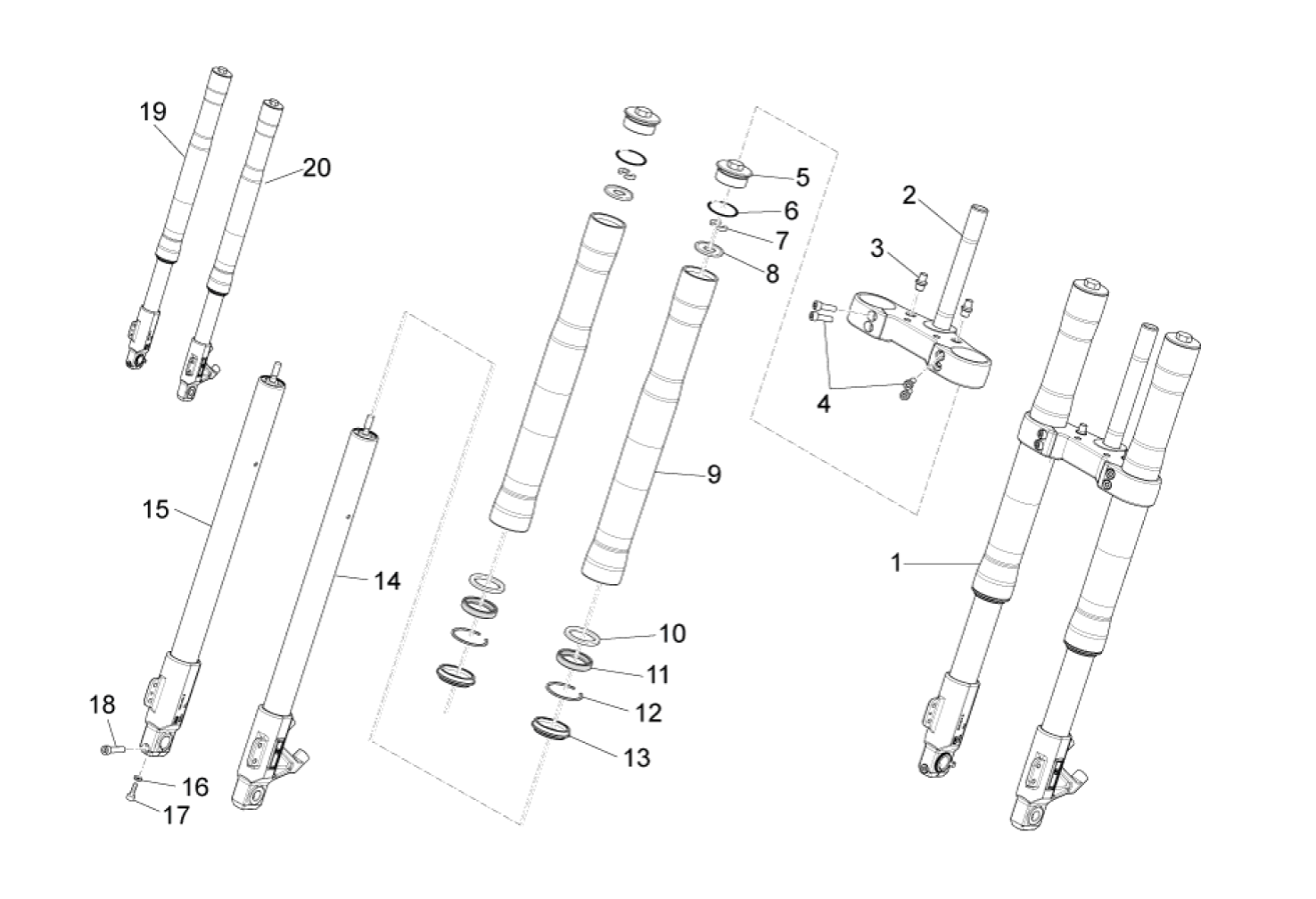 Exploded view Gabel (Ming Xing)