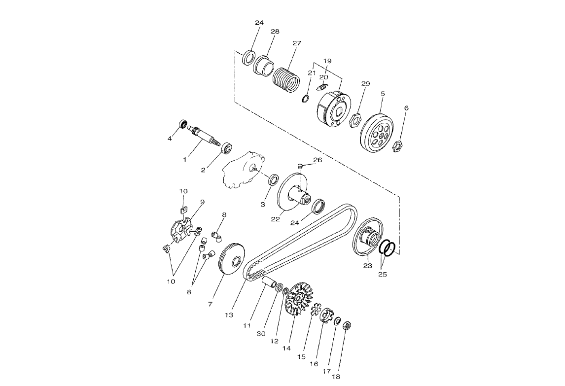 Exploded view Kupplung