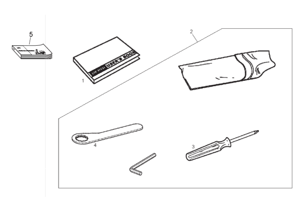 Exploded view Manuel - Kit outils