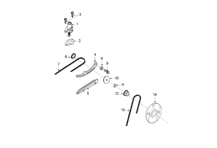 Exploded view Distributieketting - Spanner