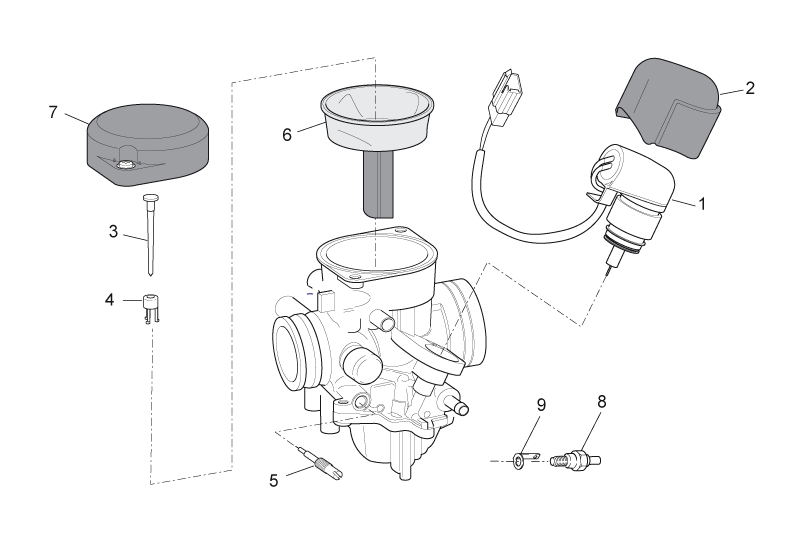 Exploded view Carburateur - pakking