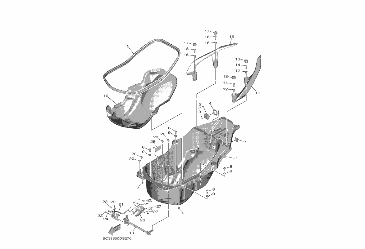 Exploded view Selle (2)