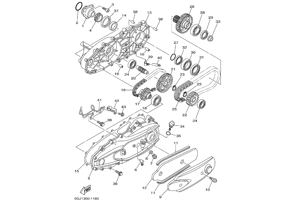 Exploded view Variodeksel