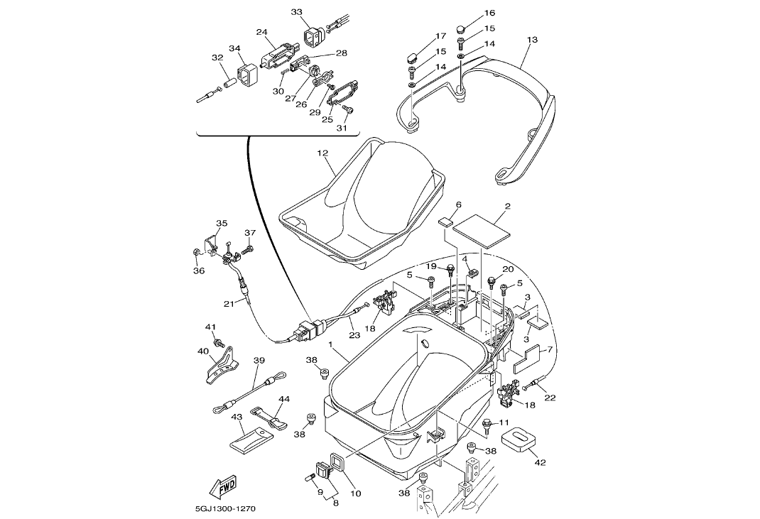 Exploded view Buddyseat (2)