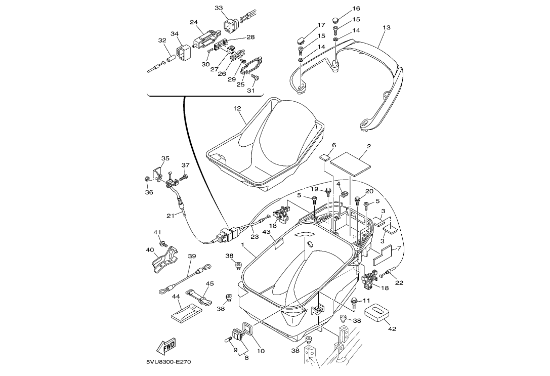 Exploded view Buddyseat (2)