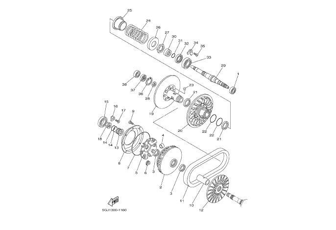 Exploded view Clutch (2)