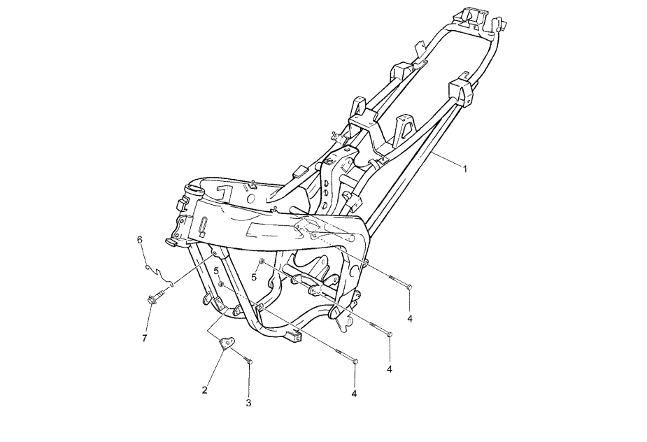 Exploded view Frame