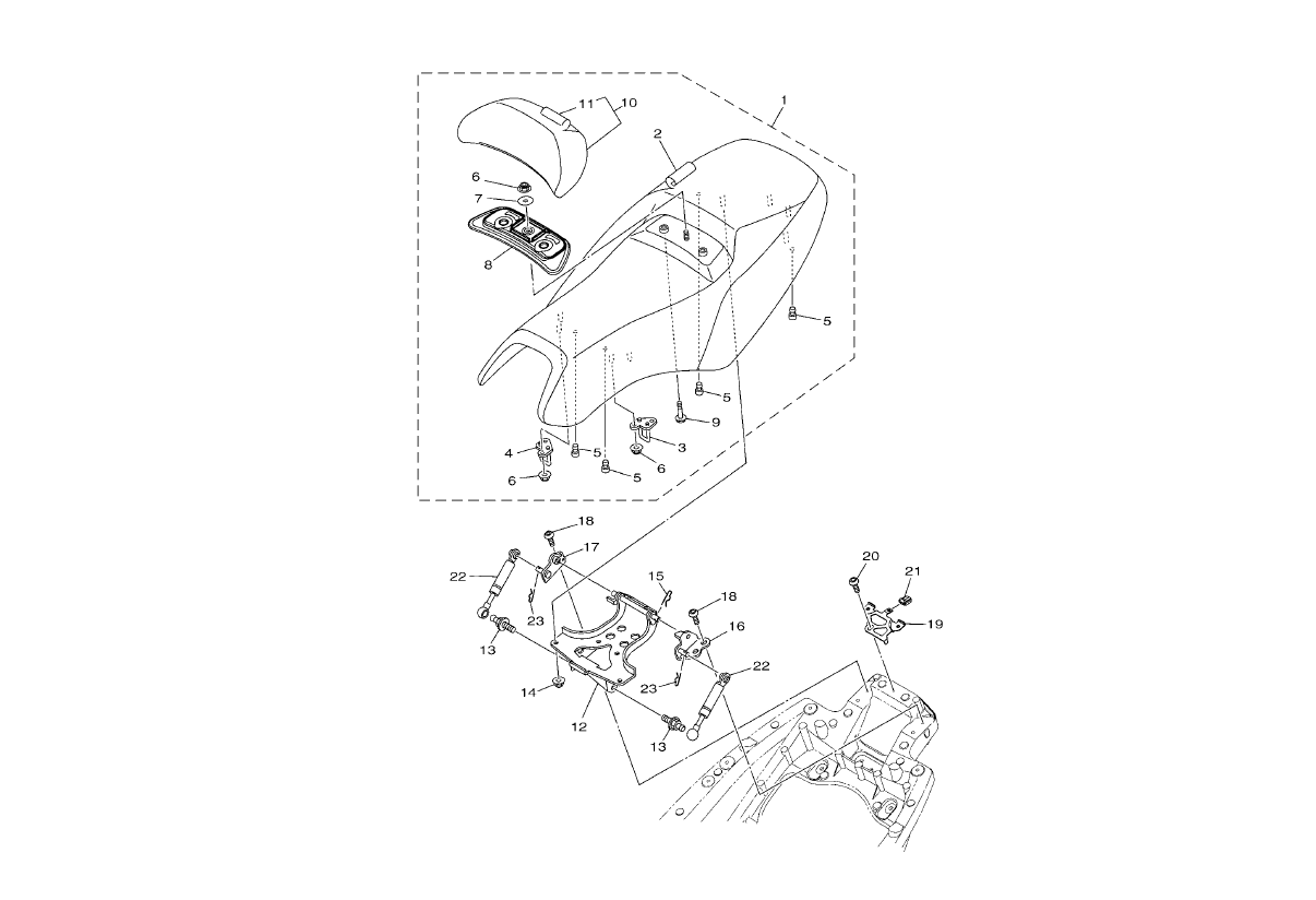 Exploded view Buddyseat (1)
