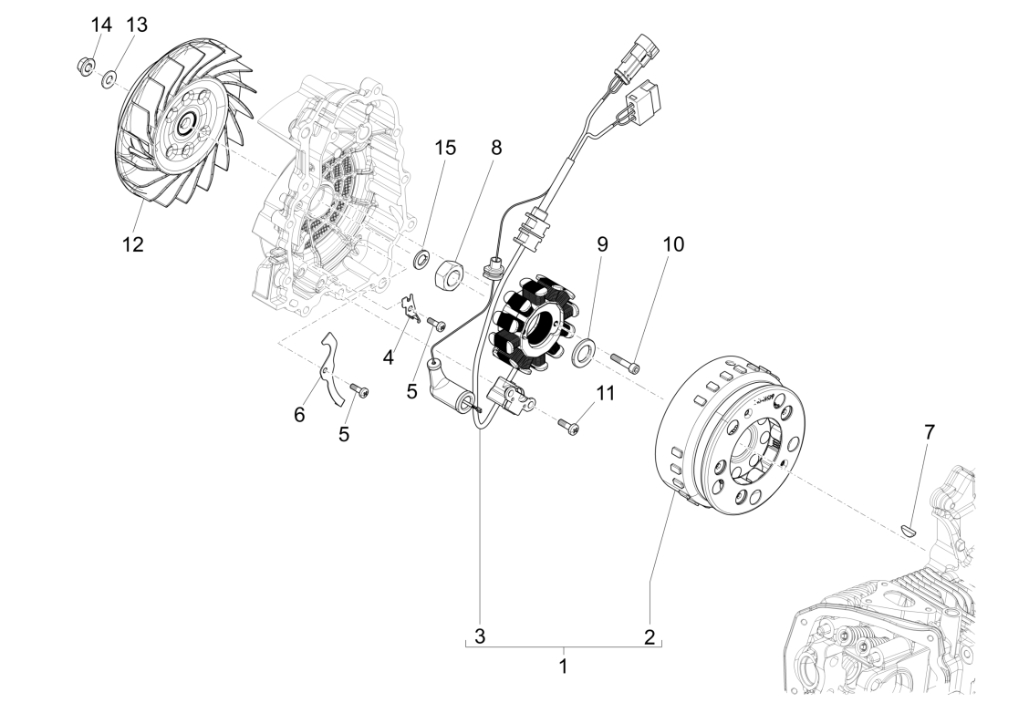Exploded view Allumage